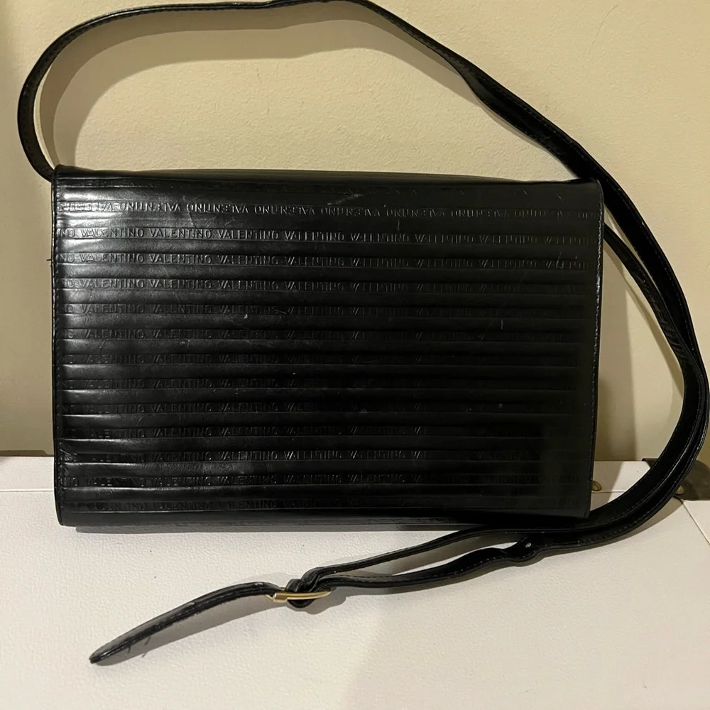 Valentino Vintage Black Crossbody